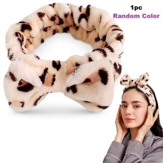 1pcs Fur Headband for Facial, Multicolor