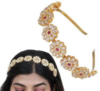 1pc Kundan Studded Headband