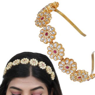 1pc Kundan Studded Headband