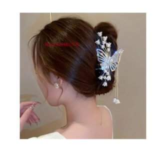 1pcs Butterfly Metal Designer Hair Claw, Big Size