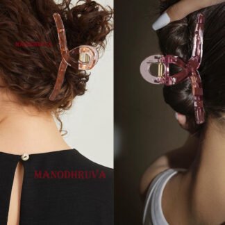 Transparent Hair Claw Clip Set of 3 for Women