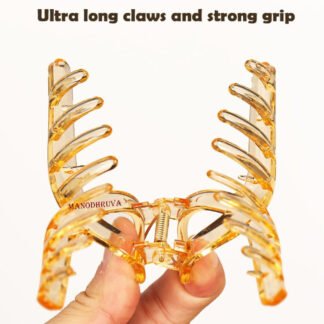 Transparent Hair Claw Clip Set of 3 for Women