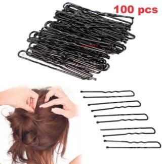 100pcs Black Juda Pins, 6 cm