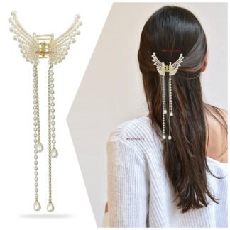 1pc Butterfly Hair Clutcher, Metal