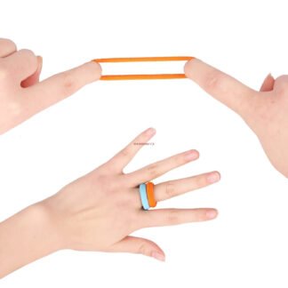 70 Mini Rubberbands, Multicolor