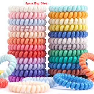 5pcs Big Size Spiral Rubberbands