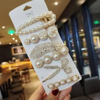 6pcs Designer Hair Barrettes