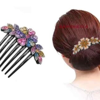 Crystal Flower Bridal Hair Comb 1 Pc