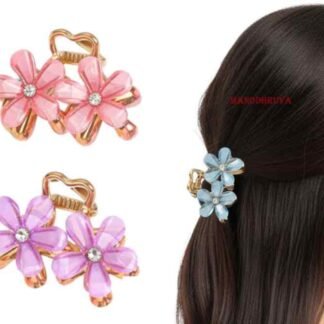 Floral Hair Claw Clip Set of 2 for Women