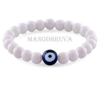 1pc White Evil Eye Bracelet