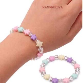 Pastel Star Beaded Bracelet 1 Pc