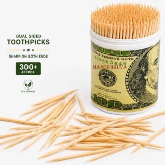 Dual Sided Bamboo Toothpicks 300 Pcs