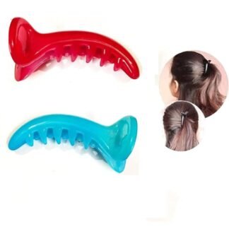Banana Hair Claw Clip Set of 2 (6 cm) for Women