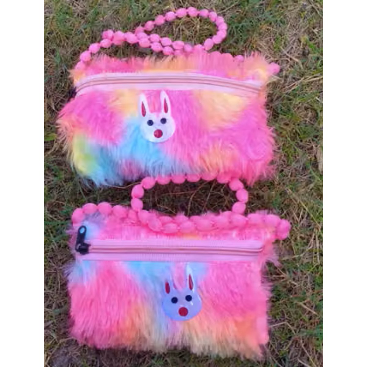 2 Pcs Furry Bunny Sling Bag for Girls - Image 5