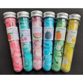 2 Pcs Portable Paper Soap Strips Bottle, Random Color Strips