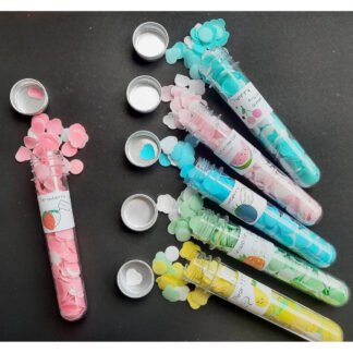 2 Pcs Portable Paper Soap Strips Bottle, Random Color Strips