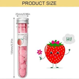 2 Pcs Portable Paper Soap Strips Bottle, Random Color Strips