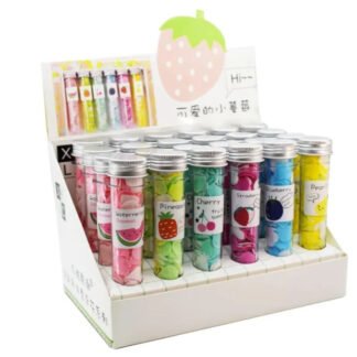 2 Pcs Portable Paper Soap Strips Bottle, Random Color Strips